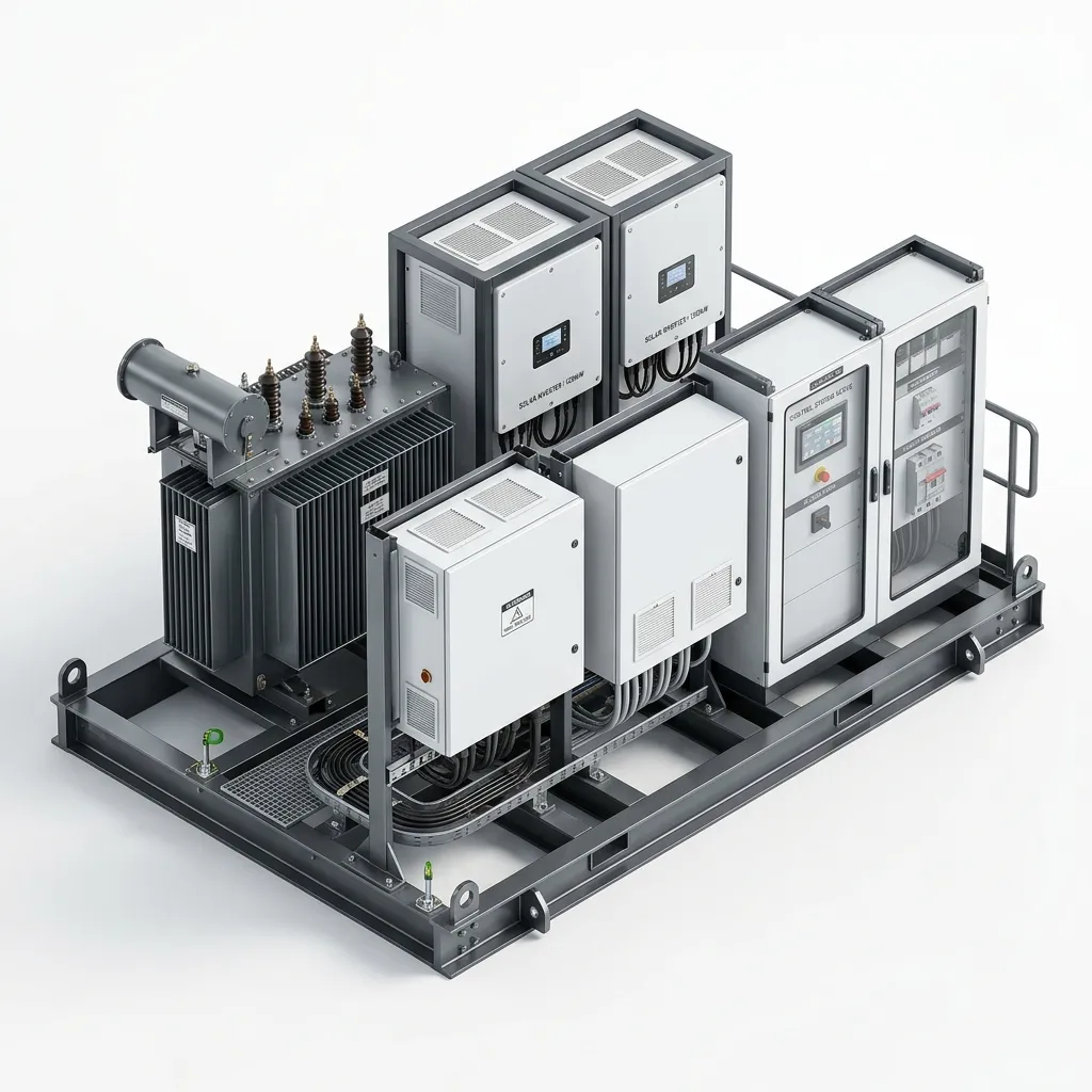 Subestación Paquetizada Tipo Skid prefabricada de concreto - MILEM Colombia